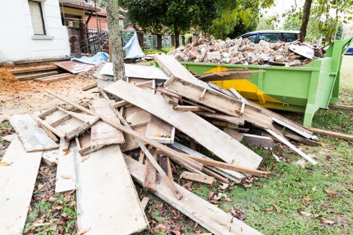 Professional home clearance team at work in Brompton