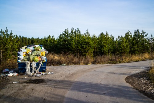 Recycling program in a commercial setting